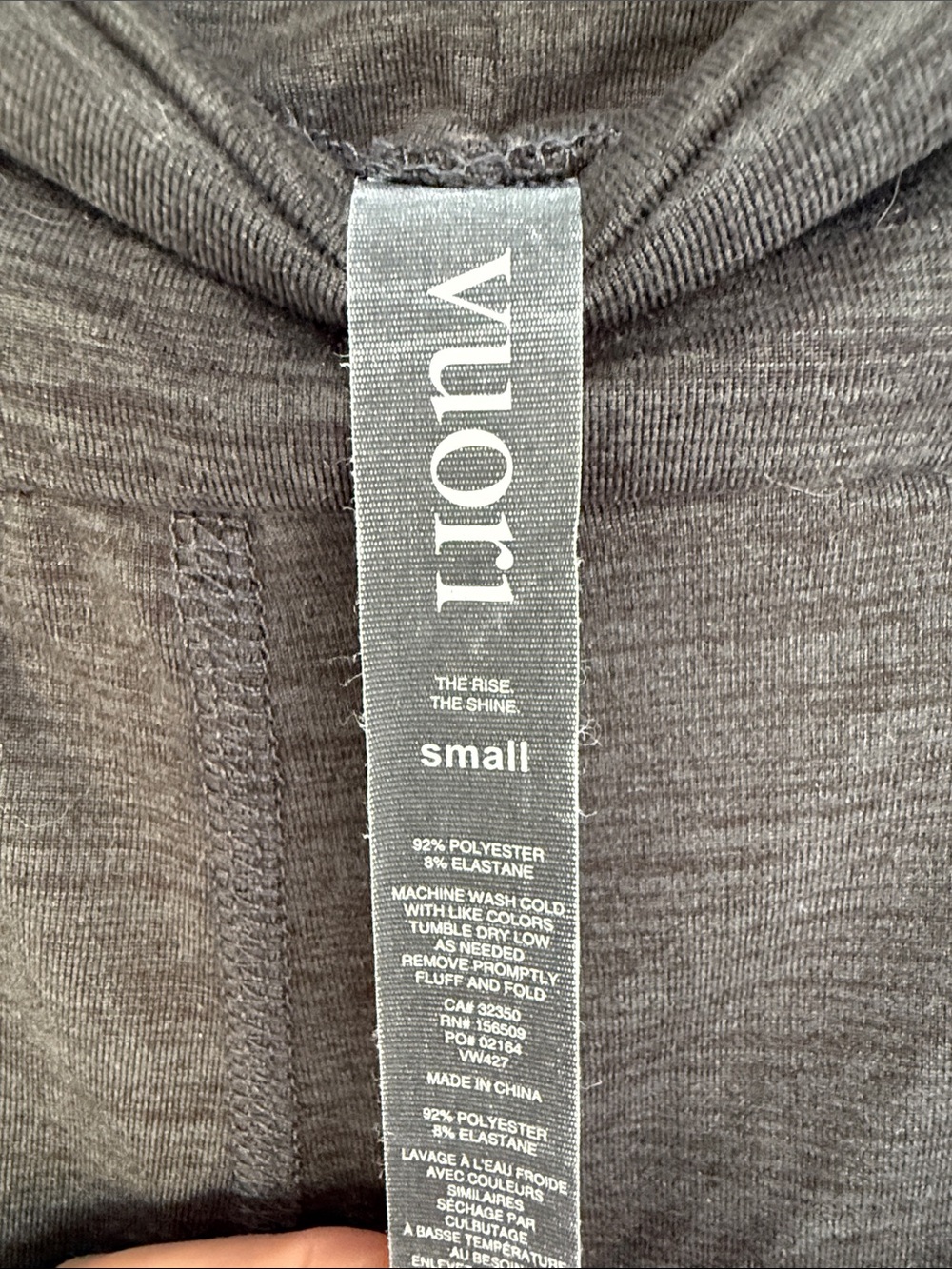 Vuori dark Gray harem style yoga pants with pockets - Picture 2 of 3